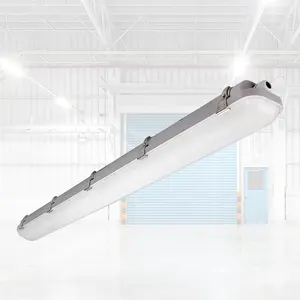 2FT 20W 4FT 40W 60W 8FT 80W 100W su geçirmez buhar geçirmez endüstriyel atölye lineer DALI dim garaj LED Tri-geçirmez ışık