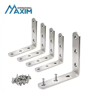 5Pcs 3x3Inch Suporte de canto resistente 90 graus Joint Suporte do ângulo direito