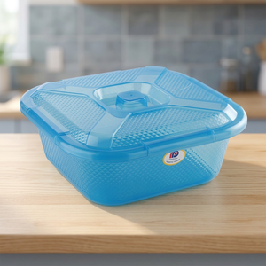 Children's Eco-Friendly Classic <b>Plastic</b> Tubs with Lid 16 LTRS Multi-functional Rectangle Home Use Dynasty - Product Image 2