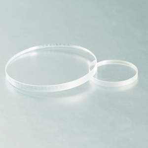 Ventana VUV de fluoruro de magnesio MgF2 pulido plano redondo de alta transmisión personalizada Ventana de vidrio óptico recubierto AR - Product Image 4