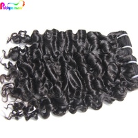 Cheveux naturels bouclés birmans, double trame, non traités, style bouclé populaire, lots de cheveux vierges vietnamiens