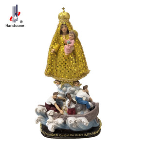 Statua Religiosa della Vergine di <span class=keywords><strong>Santa</strong></span> <span class=keywords><strong>Barbara</strong></span> in Resina, 12 Pollici, Vendita Calda - Product Image 2