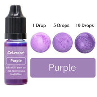 Offres Spéciales 20 couleurs 10ml Essence à haute concentration Pigments de cire de soja colorant liquide colorant de couleur de bougie