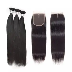 ערב שיער צרור גלם טבעי ישר וייטנאמי יופי שירות שיער טבעי הארכת מותאם אישית אריזה וייטנאם יצרן