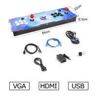 Konsol Game arkade canggih, konsol Game 12-core prosesor Game WiFi 3D 64G S812, konsol Game arkade Retro canggih 10,000 dalam 1