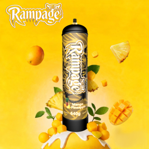 Cilindro de gas metálico de alta presión Rampage Wholesale de 640g 0.95l para crema - Product Image 3