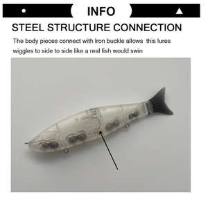 Señuelos de Pesca Artificiales de ABS sin Pintar para <span class=keywords><strong>Trucha</strong></span> y Lubina, 17.8cm/63g, Señuelo Duro Flotante de Agua Media - Product Image 3