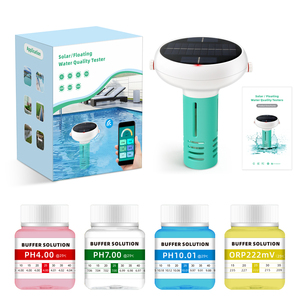 Monitor de calidad del agua a prueba de agua con WiFi, nuevo modelo, 7 en 1, cloro/pH/TDS/<span class=keywords><strong>EC</strong></span>/ORP/salinidad/temperatura, para piscina, para uso en piscina - Product Image 6