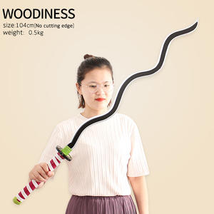 <span class=keywords><strong>Cosplay</strong></span> gioco cacciatrice di demoni 104CM Katana spada in legno modello giocattolo tenuto in mano per natale - Product Image 3