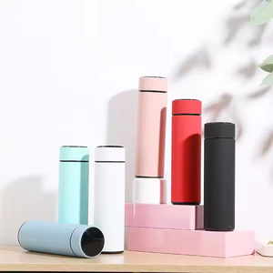 Thông minh chai nước thép không gỉ với ứng dụng để nhắc nhở nước uống 500ml cách nhiệt phích flasks Cà Phê Cốc Cốc với nắp - Product Image 1