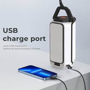 KENNED USB Sạc Có Thể Gập Lại ABS COB Đèn Pin <span class=keywords><strong>LED</strong></span> Siêu Sáng Năng Lượng Mặt Trời Khẩn Cấp Làm Việc/Trại/Câu Cá Đèn Cắm Trại Chống Thấm Nước - Product Image 4