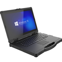 CENAVA W14U Laptop Robusto da 14 Pollici con Processore I7/I5, 256GB, Win10/11, Wifi 5G, LTE, GPS, NFC, Impronta Digitale, IP65