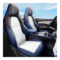 Housse de siège de voiture complète personnalisée BYD ATTO 3 YUAN PLUS EV 2022, style sport de luxe, en cuir, couvre-tout 360°, avant et arrière, ensemble complet