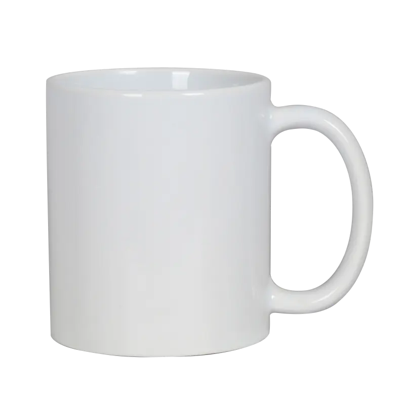 11 oz coffee mug factory sale 11oz full white blank sublimation mug with handle