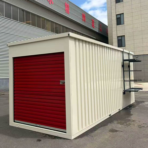 Conteneur de stockage modulaire en métal, empilable, avec 2, 3 ou 4 portes latérales, pour unités de stockage mobiles en extérieur - Product Image 1