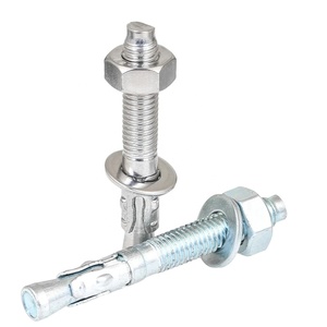 สลักเกลียวขยายตัวแบบ M12มาตรฐาน DIN <span class=keywords><strong>เหล็ก</strong></span>ชุบสังกะสีแบบจุ่มร้อนมาตรฐานและจุดยึดเหล็กคาร์บอนชุบสังกะสี - Product Image 3