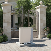 Chauffe-eau à pompe à chaleur géothermique Folansi pour hôtels, sans réservoir, haute efficacité énergétique, 7KW COP 4.0-4.5, acier inoxydable