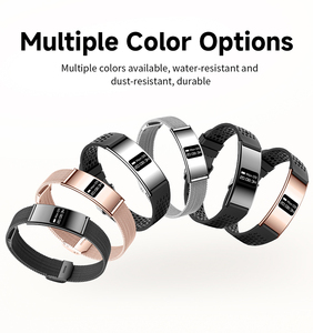 Bracelet intelligent B8 avec 2 sangles, étanche IPX8, moniteur de fréquence cardiaque et de sommeil, bracelet intelligent simple pour femmes et hommes - Product Image 3