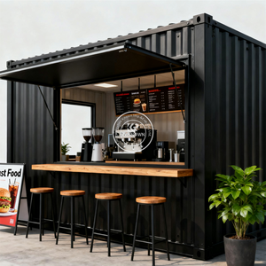 Restaurant commercial en conteneur avec cuisine, conteneur de stockage transportable, prêt à l'emploi pour l'activité commerciale - Product Image 3