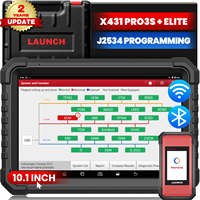 Escáner Automotriz X431 PRO3S+ Elite OBD2 con 37 Funciones de Reinicio, Codificación Profesional de ECU, Herramienta de Programación J2534
