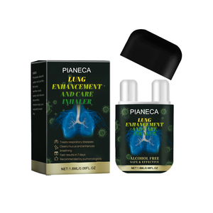 Bâton de soins nasaux 2-en-1 efficace pour prendre soin des poumons Bâton d'inhalateur nasal <span class=keywords><strong>à</strong></span> base de plantes aromatiques avec <span class=keywords><strong>huile</strong></span> <span class=keywords><strong>essentielle</strong></span> - Product Image 1