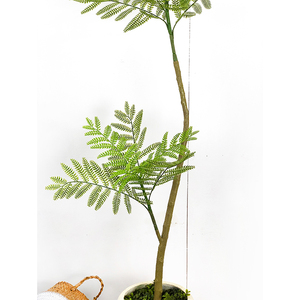 Planta de suelo <span class=keywords><strong>tropical</strong></span> de árbol de <span class=keywords><strong>Jacaranda</strong></span> Artificial de 120cm de altura para decoración interior del hogar y la Oficina para Navidad y Año Nuevo - Product Image 5