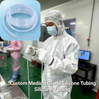 Tuyau en silicone médical personnalisé ISO13485 |   Tube en silicone de qualité médicale personnalisé, biocompatible et autoclavable