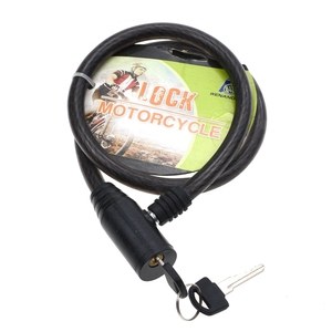 YH1351 <span class=keywords><strong>Cadena</strong></span> de acero de bloqueo de Cable de bicicleta de bobinado automático básico con 2 teclas Características DE SEGURIDAD Accesorios de bicicleta diseñados - Product Image 5