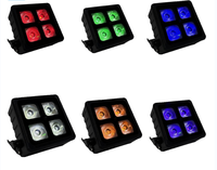 Lumière Par LED DMX à batterie portable avec télécommande et application 4X20W RGBWA UV pour l'éclairage extérieur