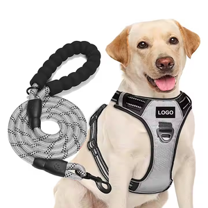 Patrón Floral Arnés para perros Deporte Moda Oxford Material Correa reflectante Arnés para el pecho Chaleco Cuerda de tracción Arneses para mascotas - Product Image 1