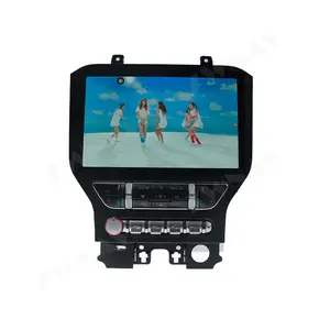 12.1 inç Android 13 dokunmatik ekran araba Video Stereo DVD OYNATICI multimedya sistemi radyo Carplay Ford Mustang 2014-2021 için