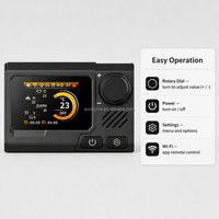 OkyRie HC-K024 Interruptor de Calefacción de Estacionamiento, Controlador Digital LCD para Calefacción de Aire Diésel, 12V 24V Universal para Camiones, Autocaravanas y Furgonetas