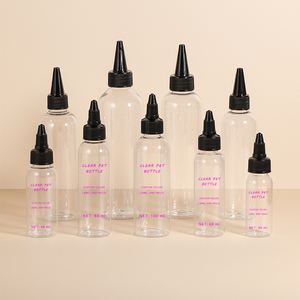 Custom <strong>Label</strong> and Colors 30ml 50ml <strong>60ml</strong> 80ml 100ml 120ml 150ml 180ml 250ml Clear PET <strong>Plastic</strong> <strong>Bottle</strong> Manufacturing Plant - Product Image 1
