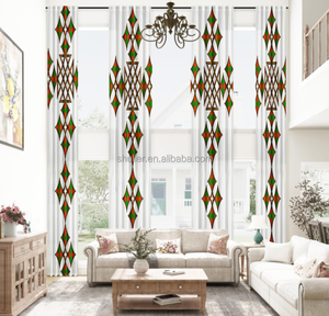 Impresión 3D tradicional etíope y eritreo Cruz diseño Villa sala de estar <span class=keywords><strong>cortinas</strong></span> para la fiesta de bodas - Product Image 3