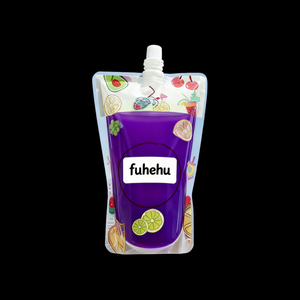 Gravure personnalisée imprimée sacs à boisson transparents en PE de qualité alimentaire sachets à bec anti-fuite pour l'emballage du lait et de la gelée - Product Image 2