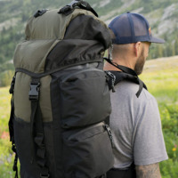 Mochila de senderismo personalizada, gran capacidad, para acampar, senderismo, resistente al agua, marco interno, nueva