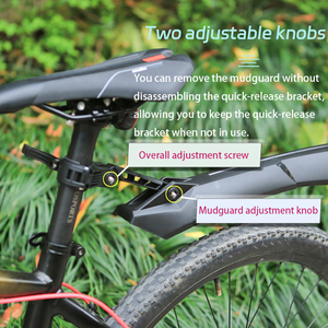 Garde-Boue Vélo VTT Avant Arrière à Dégagement Rapide ZOYOSPORTS Garanti 26" 27.5" 29" pour Cyclisme VTT - Product Image 5