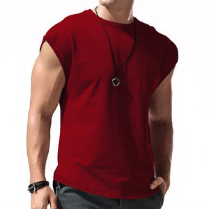 Venta al por mayor a granel Camisetas baratas <span class=keywords><strong>Sin</strong></span> Mangas Para Hombre 2025 Camiseta de verano Color sólido <span class=keywords><strong>sin</strong></span> mangas Camisetas Hombres - Product Image 5