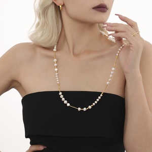 New Arriving Designer Personalized Pearl <b>Long</b> Design Bead <b>Necklace</b> Women Fashion Fine Jewelry - Product Image 2