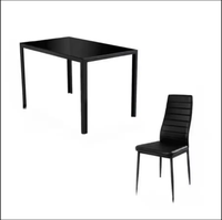 Ensemble de tables et chaises Table de salle à manger Table d'extérieur