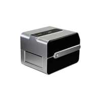 Imprimante d'étiquettes de codes-barres à transfert thermique de bureau Gainscha GS-2406T PLUS 4 pouces, imprimante d'étiquettes de codes-barres pour textiles satinés, marquage par lavage