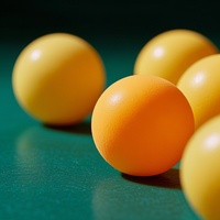 Balles de ping-pong en plastique personnalisables de haute qualité, 40 mm, blanches et jaunes, adaptées à tous.