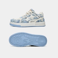 Baskets décontractées à lacets en caoutchouc de marque personnalisée avec design de marche de haute qualité et chaussures de skateboard basses pour hommes