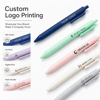 Matte Soft-Touch Klick-Kugelschreiber in 38 Farben, Macaron-Design, Schreibstift für Schüler, Individueller Logodruck, Werbegeschenk im Großhandel