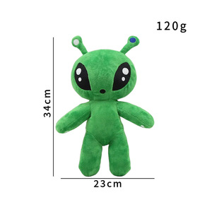 En stock, Nouveauté transfrontalière, AFTONSPARV, poupée en peluche verte Alien super douce avec rembourrage en coton PP - Product Image 2