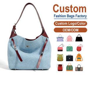 Bolso de Hombro de Mezclilla Personalizado – Líneas Fluidas y Naturales | Silueta Casual de Inspiración Vintage | Perfecto para Desplazamientos Diarios y Estilo Cotidiano - Product Image 1