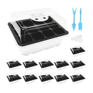 China Manufacturer Plastic Garden <strong>Propagation</strong> Tray Plant <strong>Seed</strong> Starter Tray Kit Led Seedling Grow Light Dome and Base Trays - Product Image 4