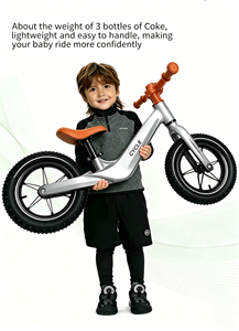 Meilleure Vente : Vélo d'Équilibre pour Enfants en Acier <span class=keywords><strong>Carbone</strong></span> de 12 Pouces, Robuste, Sans Pédales, pour l'Apprentissage de la <span class=keywords><strong>Course</strong></span>, Logo Personnalisable - Product Image 2