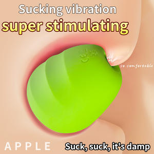 Vibrateur en silicone en forme de pomme Dongguan Manxi, 10 fréquences, rechargeable par USB, étanche, jouet sexuel pour femmes - Product Image 5