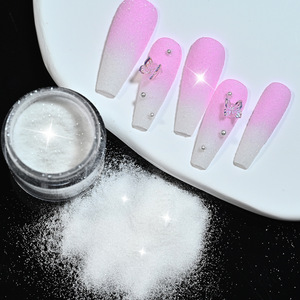 Poudre de pigment pour ongles, paillettes, <span class=keywords><strong>effet</strong></span> <span class=keywords><strong>sucre</strong></span> brillant, paillettes bonbons, cosmétique, décoration d'art des ongles DIY, artisanat pour manucure - Product Image 4